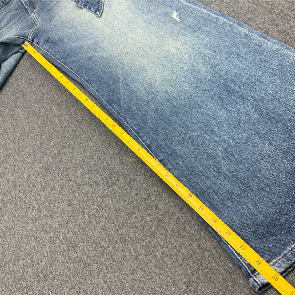 KUT Fab Ab Wide Leg High Rise Women's Blue Jeans - Size 14 (34x30) - Picture 10 of 11